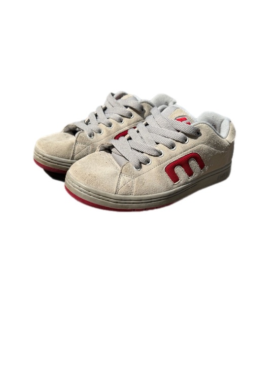 Etnies Shoes - Etnies Callicut Skate Shoes Women's 8.5
Stone Red Suede Y2K Chunky Sneakers